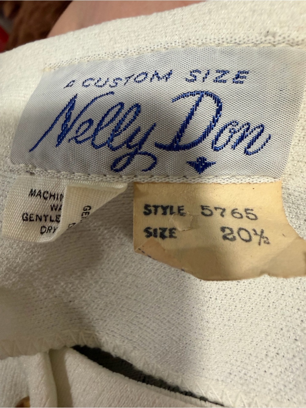 Vintage 1970s Nelly Don Green Geometric Midi Dress with Contrast Trim - Picture 7 of 7